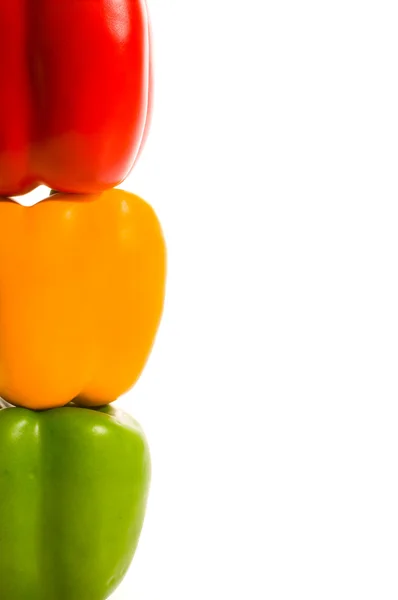 Stoplight Peppers — Stock Photo, Image