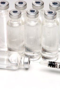 Medicine Vial and Syringe clipart