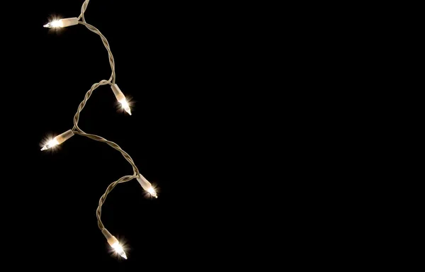 Icicle'ı Noel ışıkları — Stok fotoğraf