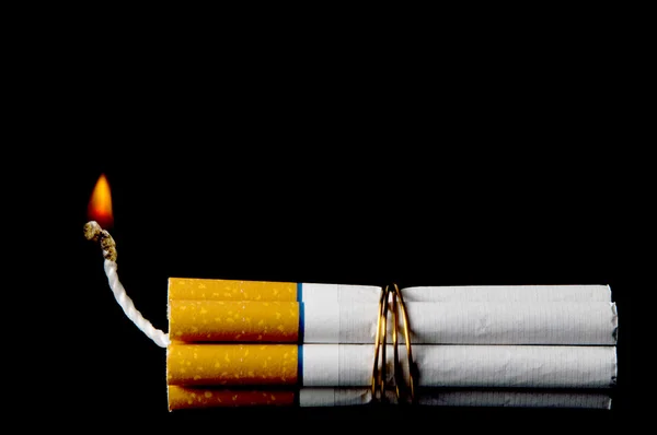 Cigarette Bomb — Stock Photo, Image