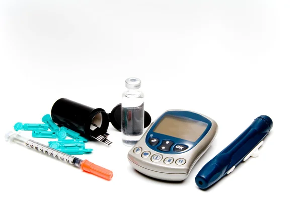 Diyabetik ölçer — Stok fotoğraf