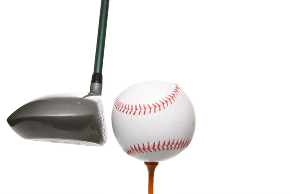 高尔夫棒球 — 图库照片