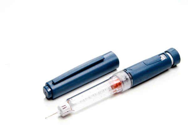 Инсулиновая ручка — стоковое фото