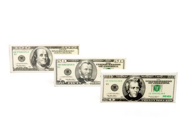 Lápis de dinheiro Erasers — Fotografia de Stock