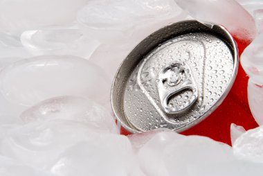 Drink Can in Ice clipart