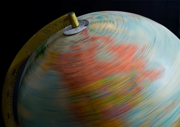 Spinning Globe — Stock Photo, Image