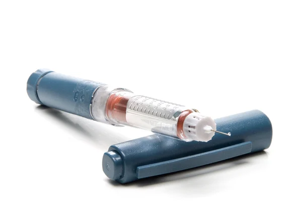 Pluma de insulina — Foto de Stock