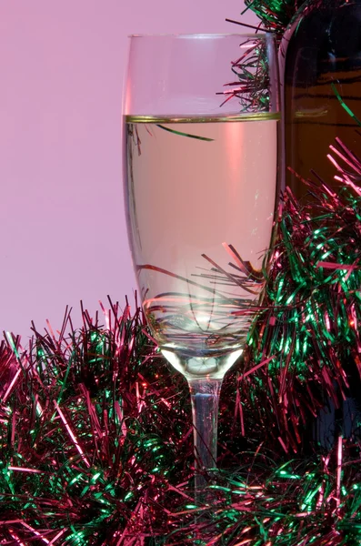 Champanhe de Natal — Fotografia de Stock