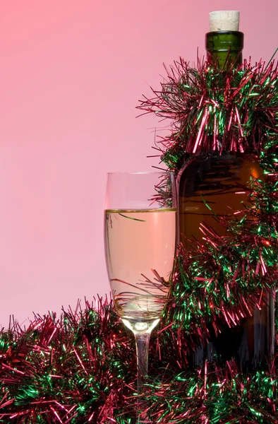 Champagne di Natale — Foto Stock
