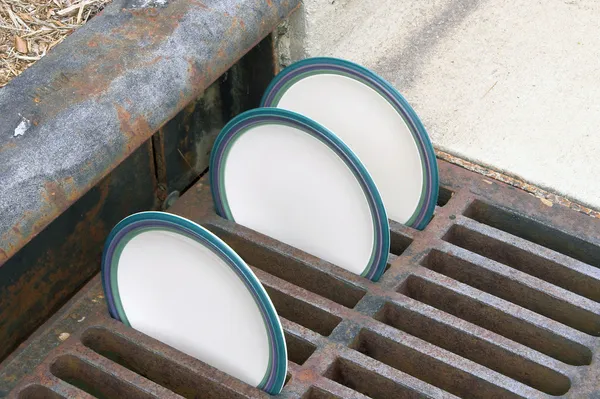 Drying Plates — Stock Photo, Image