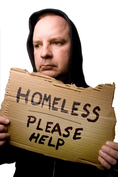 Hombre sin hogar —  Fotos de Stock
