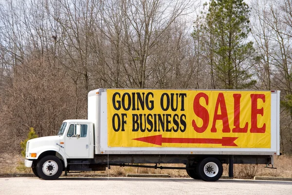 Going Out of Business — Stock Photo, Image