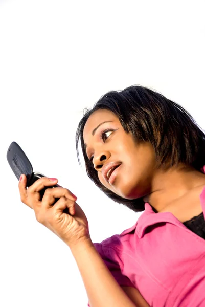 Woman Texting — Stock Photo, Image