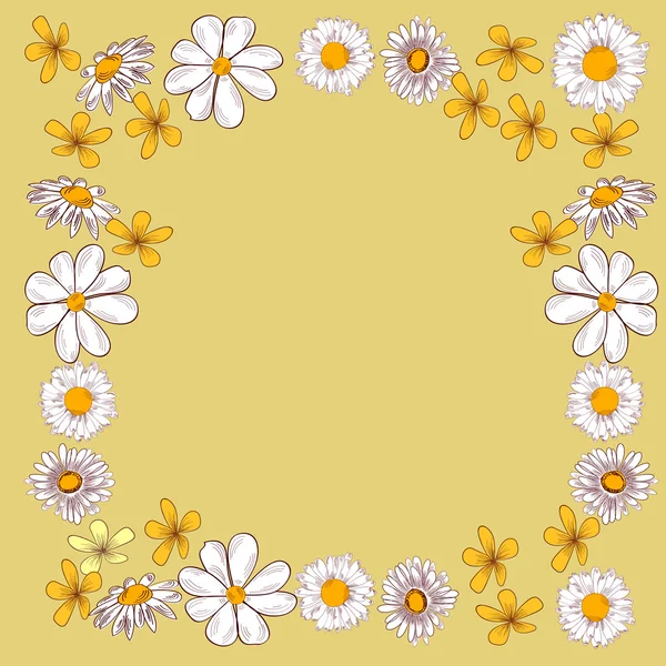 Φόντο με floral στολίδι — Διανυσματικό Αρχείο