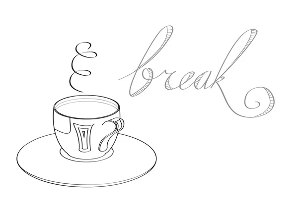 Coffee break — Stock Vector