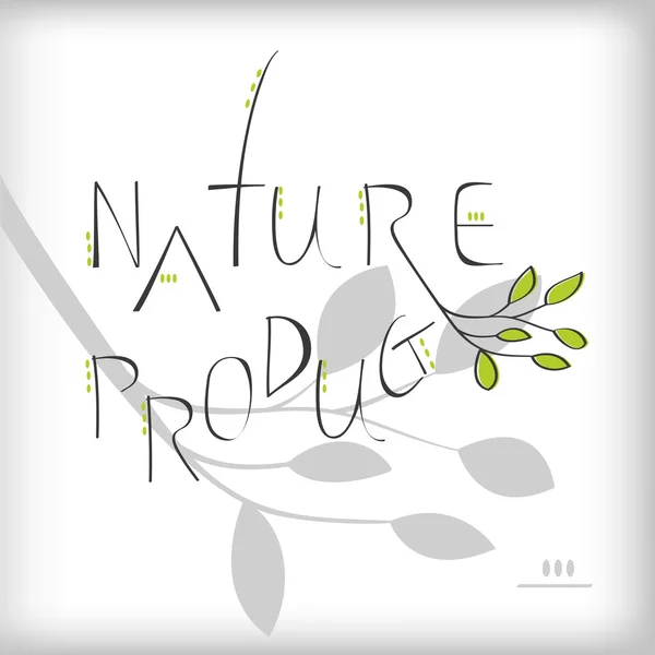 Produit nature — Image vectorielle