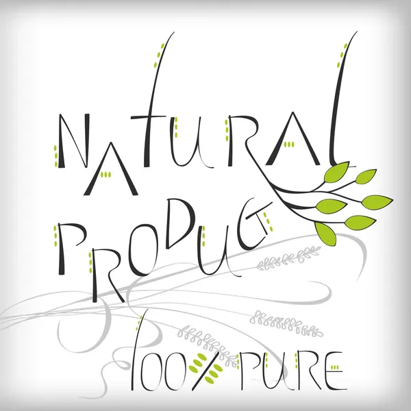 Natural product — Stock Vector