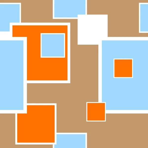 Абстрактний безшовний візерунок з квадратом — стоковий вектор