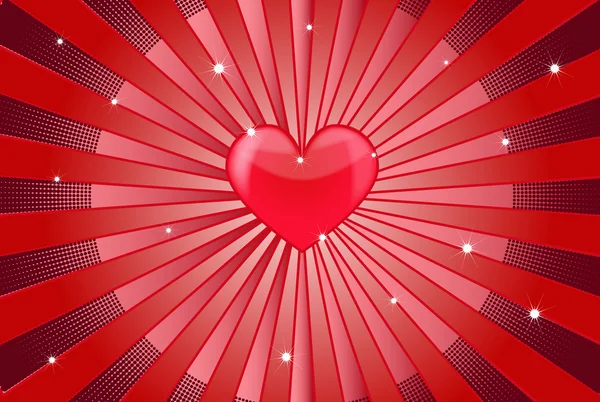 Miłość serca — Wektor stockowy