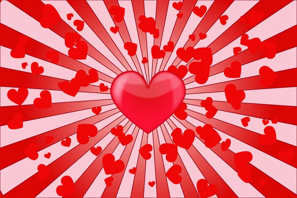 Amour du coeur — Image vectorielle