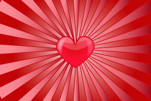 Amore del cuore — Vettoriale Stock
