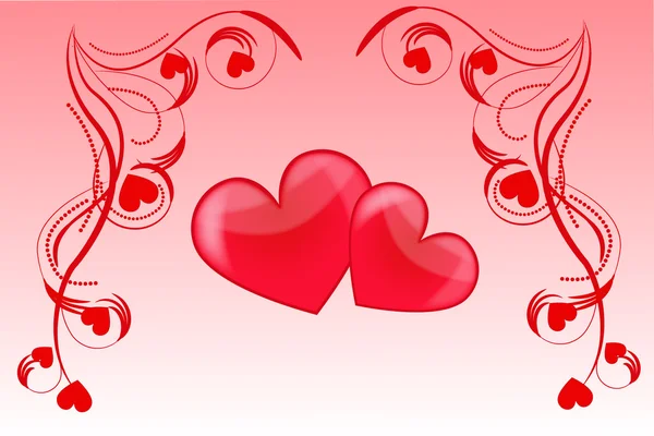 Miłość serca — Wektor stockowy