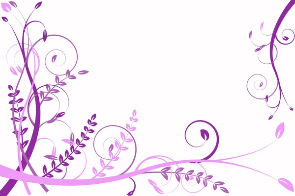 Abstrakcja fioletowy kwiat, wzór — Wektor stockowy