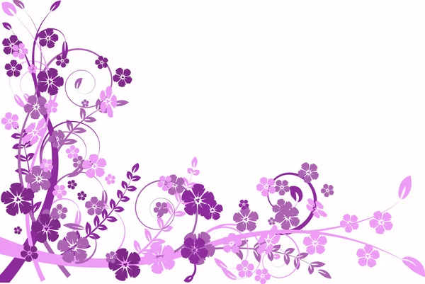 Abstraction, motif lilas — Image vectorielle