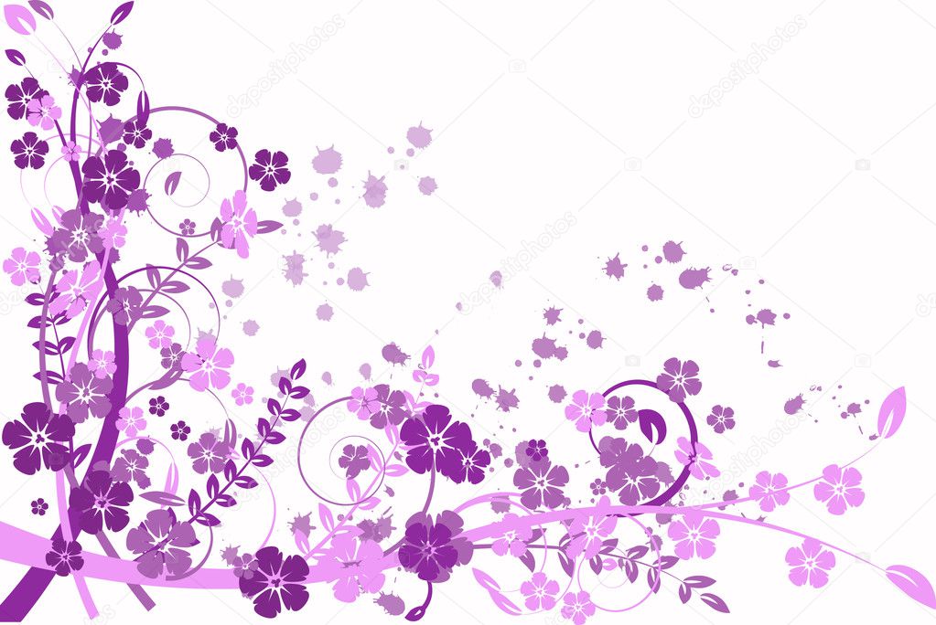 Lilac abstraction, pattern