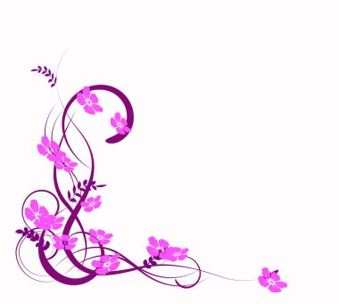 Lilac abstraction clipart