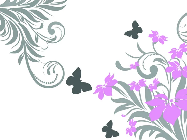 paper flowers lilac pattern pepakura