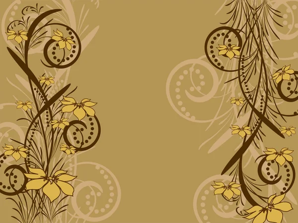 Квітковий візерунок decoratively — стоковий вектор