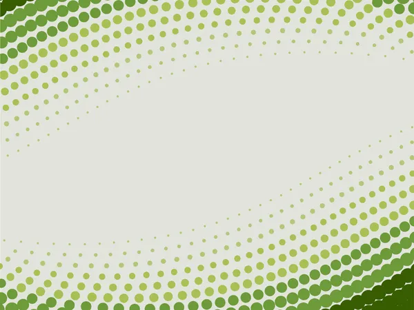 ハーフトーンの緑のベクトルの背景 — ストックベクタ