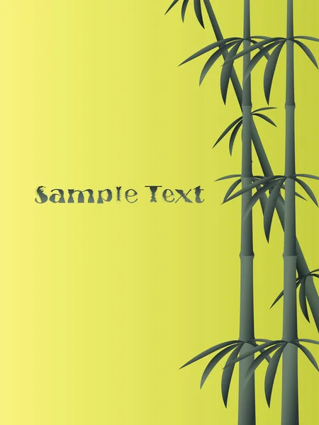 Fond en bambou 2 — Image vectorielle