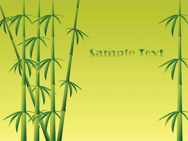 Bamboe achtergrond — Stockvector