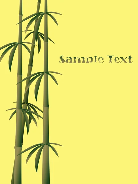 Бамбуковый фон 3 Стоковая Иллюстрация