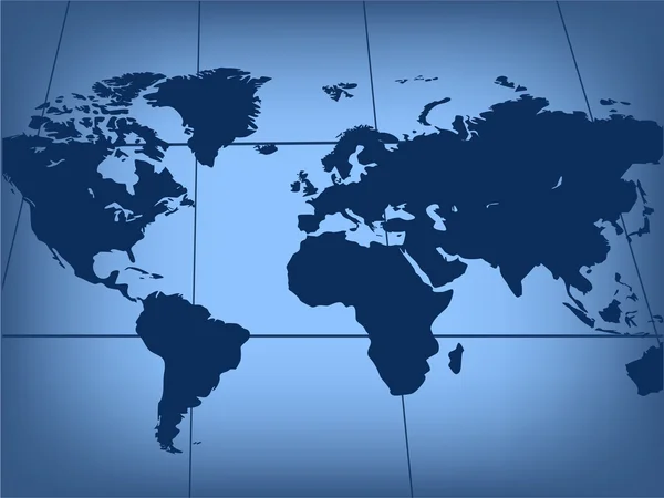 A világ térképe Jogdíjmentes Stock Vektorok