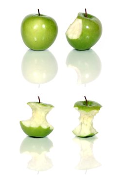 Green apples clipart