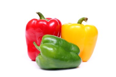 Colorful peppers clipart