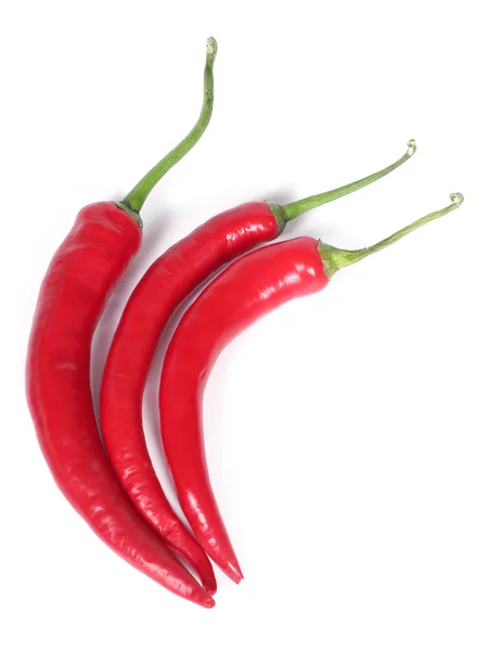 Czerwony gorący papryczki chilli — Zdjęcie stockowe