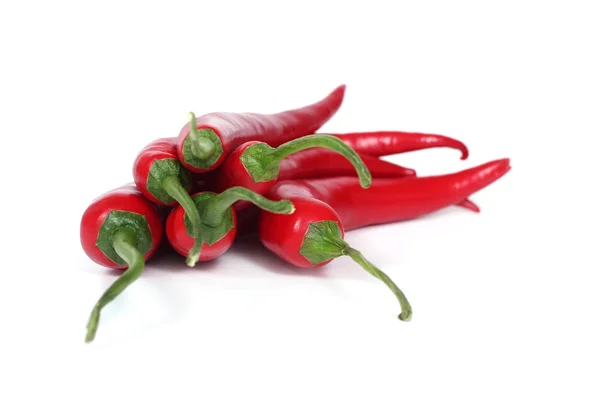 Warme rode chilipepers — Stockfoto