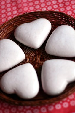 Heart shaped cookies clipart