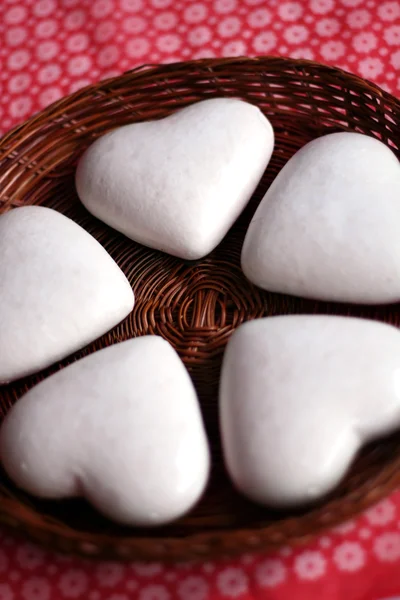 stock image Heart shaped cookies