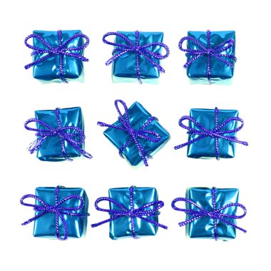 Little blue gifts clipart