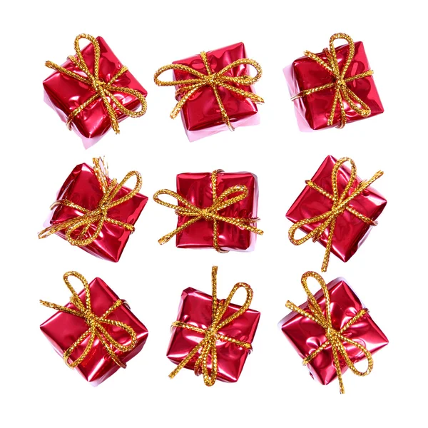 Malá červená dárky — Stock fotografie