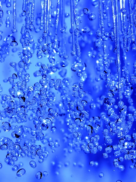 Blauwe druppels — Stockfoto