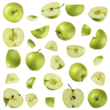 Green apple clipart