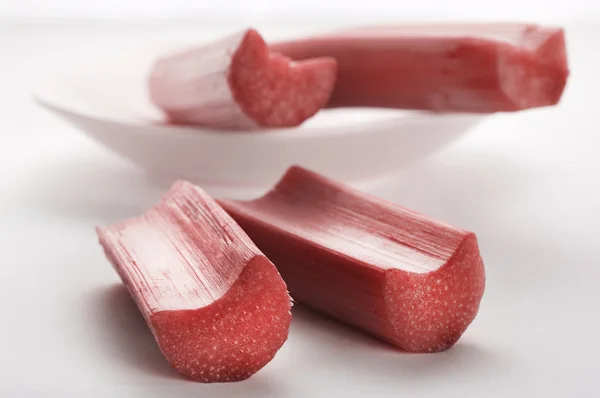 Red rhubarb — Stock Photo, Image