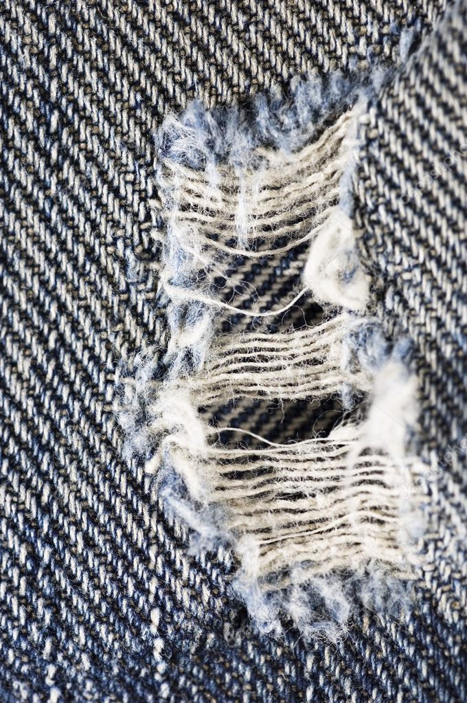 Torn jeans — Stock Photo © SashaS #1726114