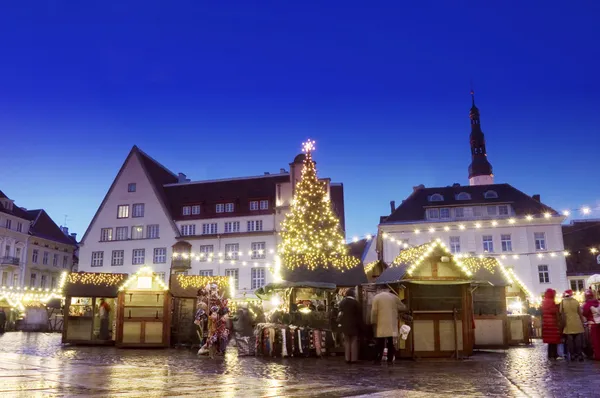 Tallinn kerstmarkt — Stockfoto